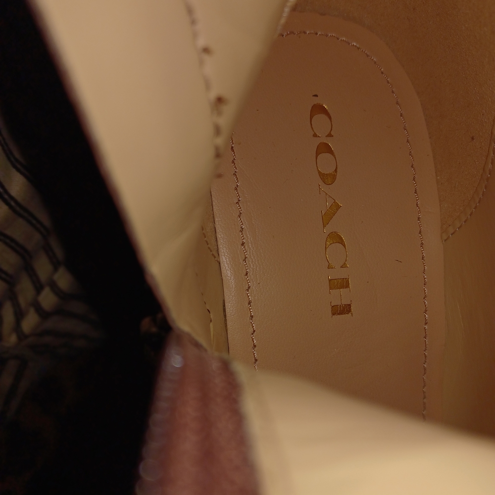 Coach Brown Ankle Booties with Sleek Leather Design - Picture 10 of 11